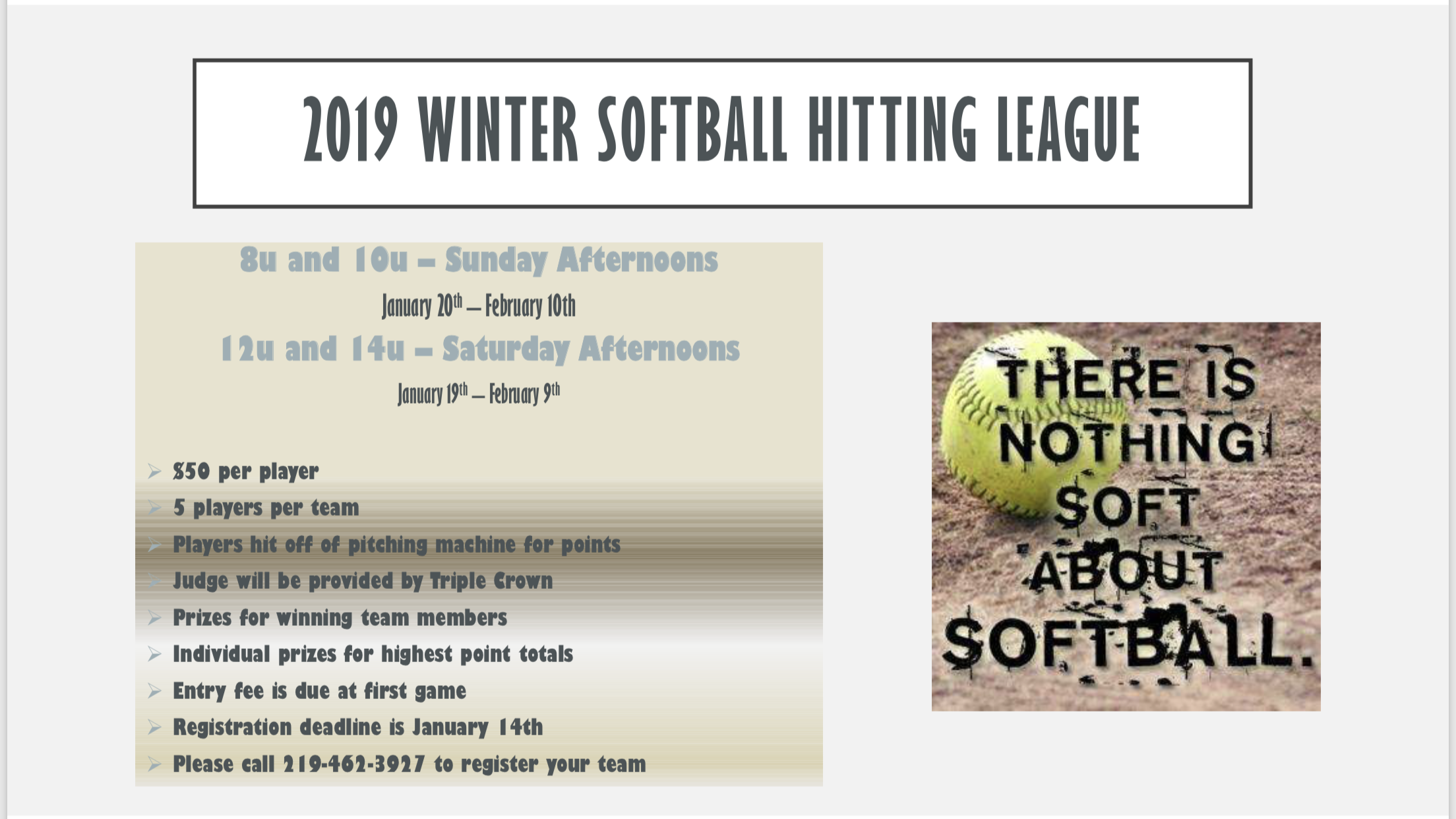 Triple Crown Valparaiso Baseball and Softball Training Center NSA B