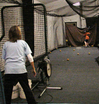 Triple Crown Valparaiso Baseball and Softball Training Center offers rental of indoor batting cages and pitching lanes to aid in baseball team practice, softball team practice, baseball training and softball training