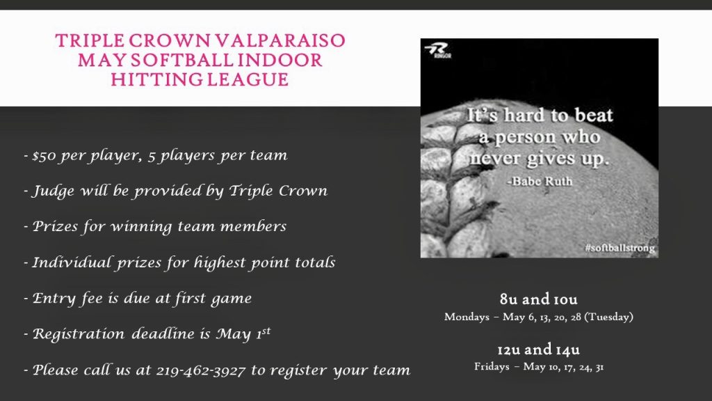 Softball Hitting League Triple Crown Baseball & Softball Valparaiso